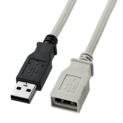 강원전자 산와서플라이 KU-EN2K USB2.0 연장 AM-AF 케이블 2m