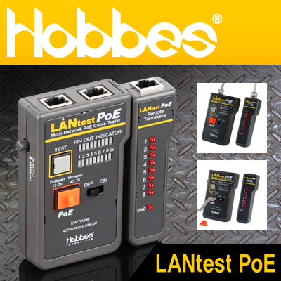 Hobbes 256551P LANtest PoE 케이블 테스터
