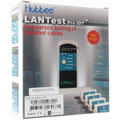 Hobbes 256652ALF/IDT LANtest Pro LAN 테스터기(Tone Generator)  + 4 리모트 유닛