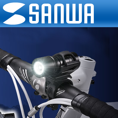 강원전자 산와서플라이 800-BY001 자전거 LED 라이트(전조등)