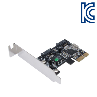 강원전자 넷메이트 A-410 SATA2 2포트 PCI Express 카드(SI)(슬림PC겸용)