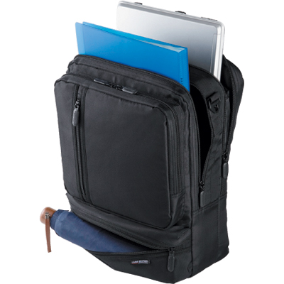 강원전자 산와서플라이 BAG-3WAY14BK 3WAY 비지니스 세로형 노트북 가방(15.6"와이드)