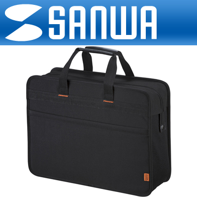 강원전자 산와서플라이 BAG-BOX2BK2 비지니스 서류/노트북 가방(15.6"와이드)