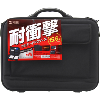 강원전자 산와서플라이 BAG-EVA5BKN 세미하드 노트북 가방(15.6"와이드)