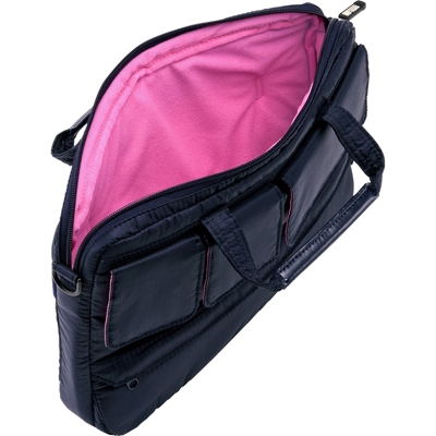 강원전자 산와서플라이 BAG-F6NV 초경량 멀티 포켓 노트북 가방(12.1"와이드/네이비)