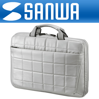 강원전자 산와서플라이 BAG-P21S 컴팩트 충격흡수 노트북 가방(13.3"와이드/실버)