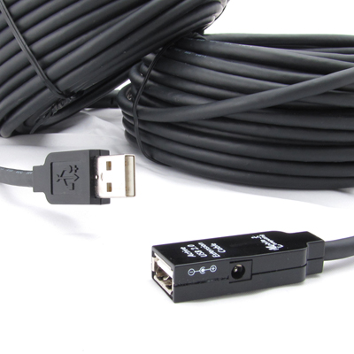 강원전자 넷메이트 CBL-203D-40M USB2.0 리피터 40m (전원 아답터 포함)