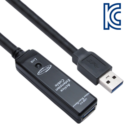 강원전자 넷메이트 CBL-302-40M USB3.0 리피터 40m (전원 아답터 포함)