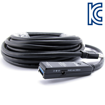 강원전자 넷메이트 CBL-302-30M USB3.0 리피터 30m (전원 아답터 포함)
