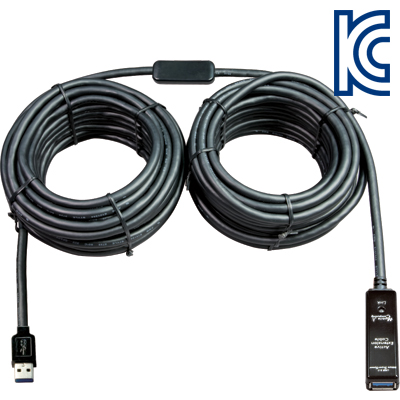 강원전자 넷메이트 CBL-302-20M USB3.0 리피터 20m (전원 아답터 포함)
