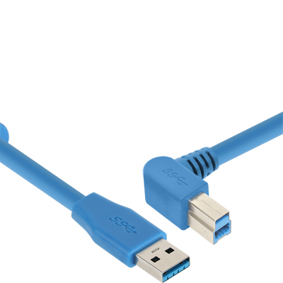 강원전자 넷메이트 USB3.0 High-Flex AM-BM(왼쪽 꺾임) 리피터(5~20m까지 제작 가능)