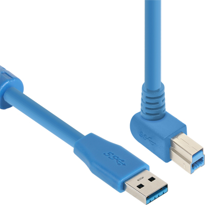 강원전자 넷메이트 USB3.0 High-Flex AM-BM(위쪽 꺾임) 리피터(5~20m까지 제작 가능)