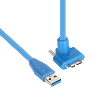 강원전자 넷메이트 CBL-HFPD302MBS-1mUA USB3.0 High-Flex AM-MicroB(위쪽 꺾임) 케이블 1m