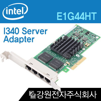 인텔(intel) E1G44HT (유선랜카드/PCI-E/4포트/1000Mbps)
