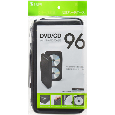 강원전자 산와서플라이 FCD-WL96BK 세미하드 CD/DVD 케이스 New (96매/블랙)