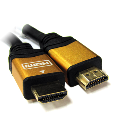 강원전자 넷메이트 NMC-HM03GN HDMI 1.4 Gold Metal 케이블 3m (FullHD 3D)