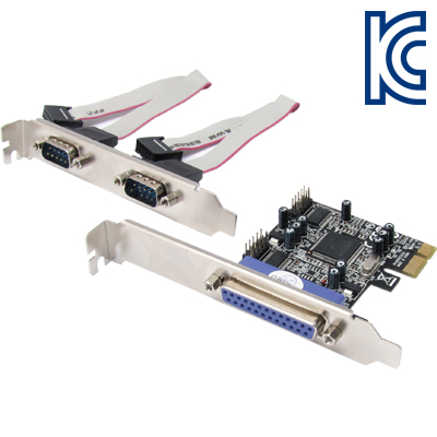 강원전자 넷메이트 I-294 시리얼/패러럴 PCI Express COMBO 카드 New (MOS)(슬림PC겸용)