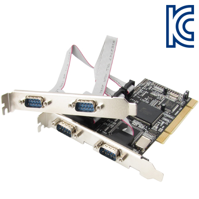 강원전자 넷메이트 I-430 4포트 PCI 시리얼카드(MOS)(슬림PC겸용)