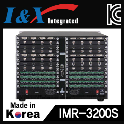 I&X(아이앤엑스) IMR-3200S 국산 멀티포맷 32채널 매트릭스 분배기(모듈 미포함)