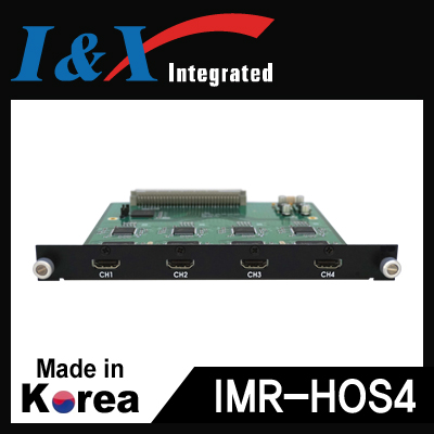 I&X(아이앤엑스) IMR-HOS4 HDMI 4채널 출력 모듈
