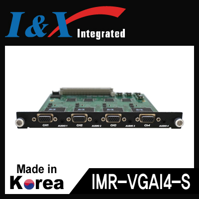 I&X(아이앤엑스) IMR-VGAI4-S VGA(RGB) Scalar 4채널 입력 모듈