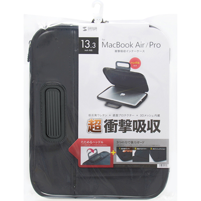 강원전자 산와서플라이 IN-HMAC13BK 충격 흡수 MacBook Air 이너백(13.3")