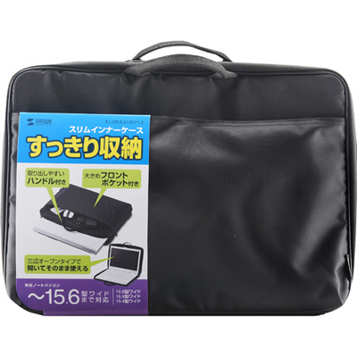 강원전자 산와서플라이 IN-TP15BK슬림 노트북 이너백(~15.6" 와이드)