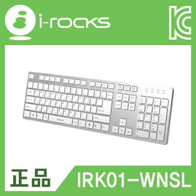 아이락스 IRK01-WNSL X-Slim USB 유선 키보드(실버)