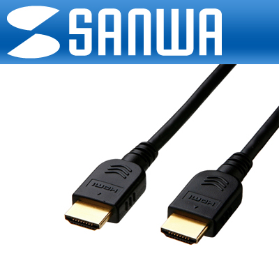 강원전자 산와서플라이 KM-HD20-10HL(OFC) HDMI to HDMI 무산소동 케이블 1m (Ver1.3)