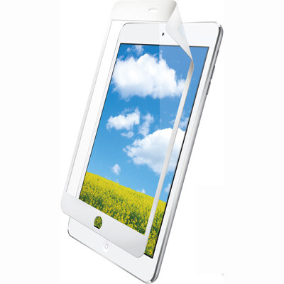 강원전자 산와서플라이 LCD-IPMKFPNBW iPad mini 고광택 기포/지문방지 액정보호필름(화이트)