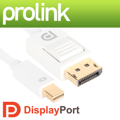 프로링크 MP322 MP시리즈 Mini DisplayPort to DisplayPort 케이블 2m (OFC/24K금도금)