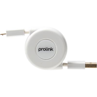 프로링크 MP387R MP시리즈 USB2.0 마이크로 5핀 자동감김 케이블 0.8m (OFC/24K금도금)