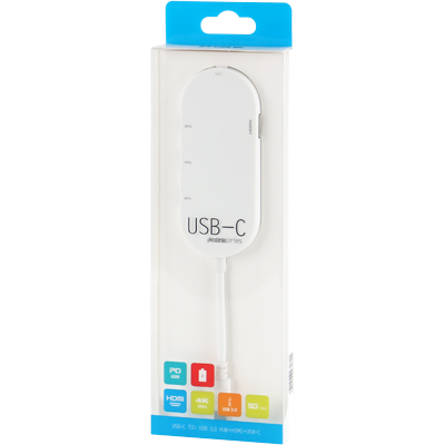 프로링크 MP461 USB3.1 Type C to HDMI + 허브 + 충전 컨버터(무전원/Alternate Mode)