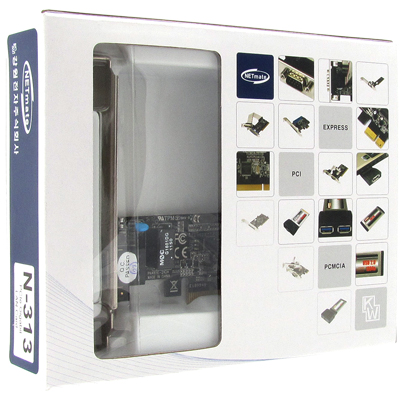 강원전자 넷메이트 N-313 PCI Express 기가비트 랜카드(Realtek)(슬림PC겸용)