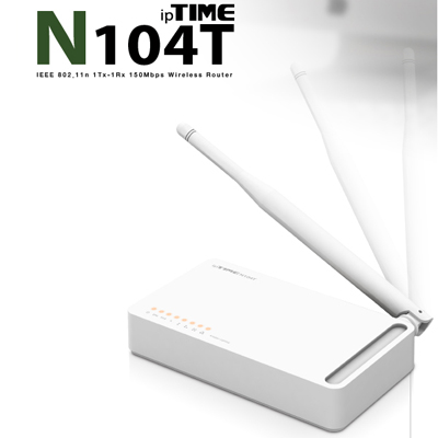 ipTIME(아이피타임) N104T 유무선IP공유기