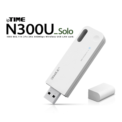 ipTIME(아이피타임) N300U-Solo 11n USB 무선 랜카드