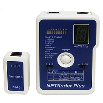Hobbes 256777 전문가용 LAN 테스터기(NETfinder Plus)