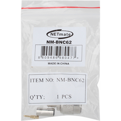 강원전자 넷메이트 NM-BNC62(낱개) TNC 3C 압착 커넥터(50Ω/낱개)