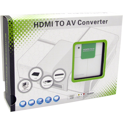 강원전자 넷메이트 NM-HA01 HDMI to AV(컴포지트) 컨버터(NTSC/PAL)