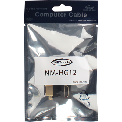 강원전자 넷메이트 NM-HG12 HDMI M/F 위쪽 꺾임 젠더