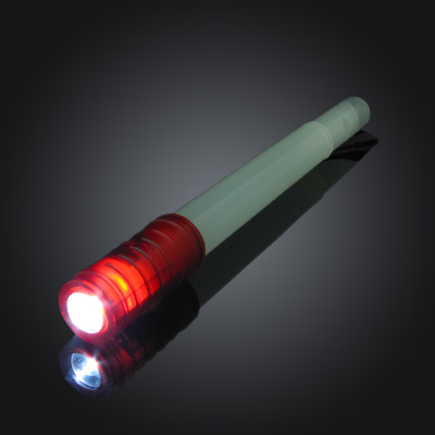 강원전자 넷메이트 NM-KHT038 LED 손전등 겸용 경광봉(레드)