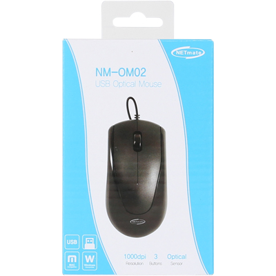 강원전자 넷메이트 NM-OM02 USB 광 마우스