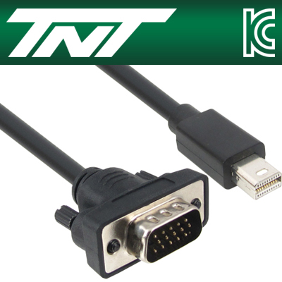 TNT NM-TNT86 Mini DisplayPort to VGA 케이블 2m