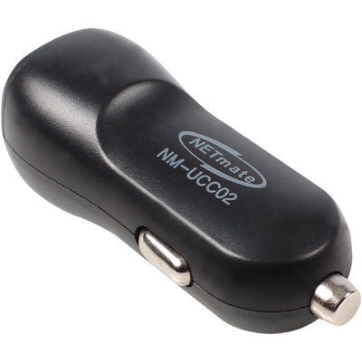 강원전자 넷메이트 NM-UCC02 USB 차량용 미니 충전 시거잭 2포트(2.1A+1A)