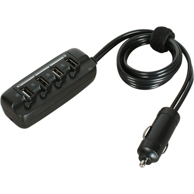 강원전자 넷메이트 NM-UCC04 차량용 USB 충전 시거잭(USB 4포트)