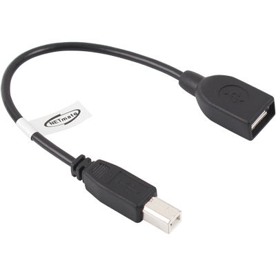 강원전자 넷메이트 NM-UG210C USB2.0 AF/BM 케이블 젠더 0.15m