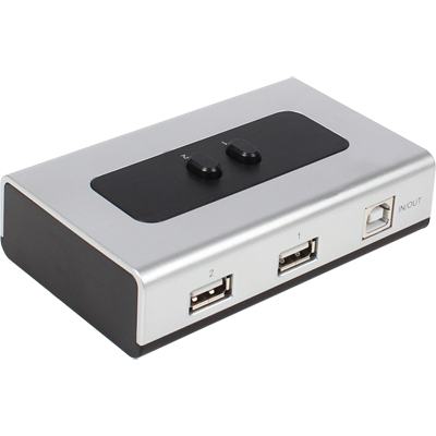 강원전자 넷메이트 NM-US21 USB2.0 2A:1B 수동선택기(벽걸이형)