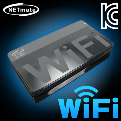 강원전자 넷메이트 NM-WF01 USB3.0 WiFi 외장 하드케이스(하드미포함)
