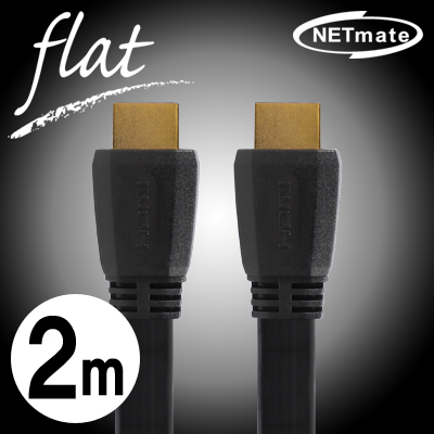 강원전자 넷메이트 NMC-HDF02M HDMI 1.4 FLAT 케이블 2m