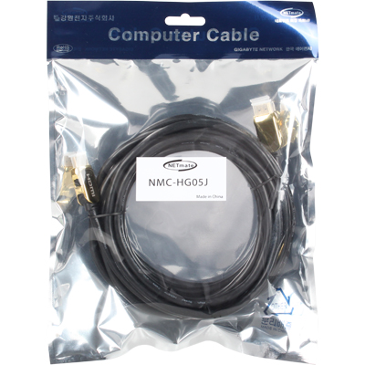 강원전자 넷메이트 NMC-HG05J HDMI 1.4 Metallic 케이블 New 5m (골드)
